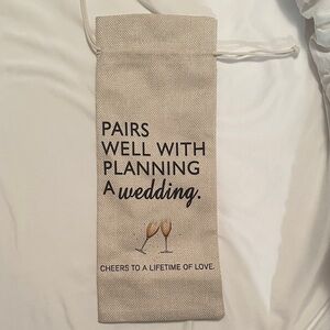 Wedding Planning Wine Bag